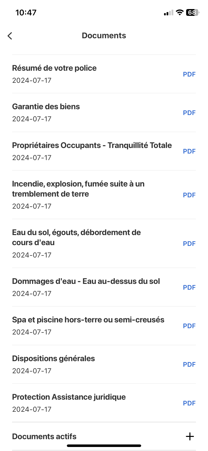 contrat assurance habitation